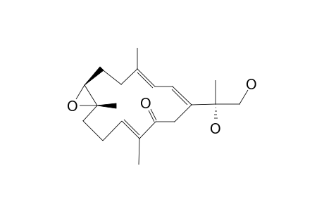 7,8-EPOXY-13-OXO-1,3,11-CEMBRATRIENE-15R(ALPHA),16-DIOL