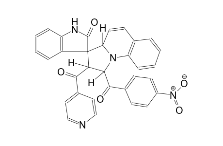 (1'S,2'S,3R,3a'R)-2'-isonicotinoyl-1'-(4-nitrobenzoyl)-2',3a'-dihydro-1'H-spiro[indoline-3,3'-pyrrolo[1,2-a]quinolin]-2-one