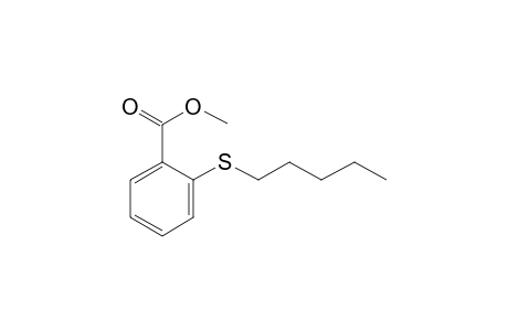 Benzoic acid, 2-(pentylthio)-, methyl ester