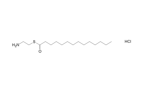 thiotetradecanoic acid, S-2-aminoethyl ester, hydrochloride