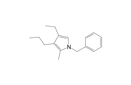 1-Benzyl-4-ethyl-2-methyl-3-propyl-pyrrole