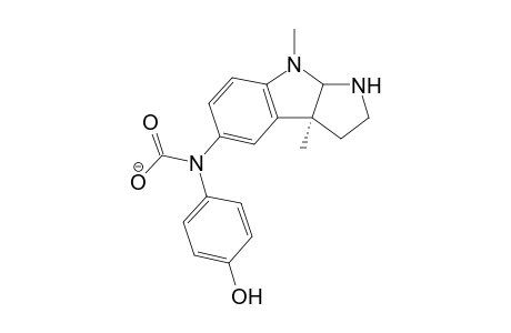 (-)-(3aS)-3a,8-Dimethyl-1,2,3,3a,8,8a-hexahydropyrrolo[2,3-b]indol-5-yl-N-4'-hydroxyphenylcarbamate