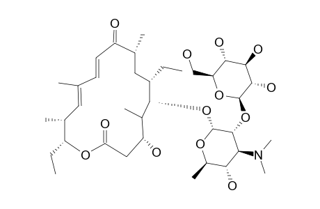 2'-GLUCOSYL-5-O-MYCAMINOSYL-TYLACTONE