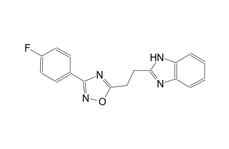 1H-benzimidazole, 2-[2-[3-(4-fluorophenyl)-1,2,4-oxadiazol-5-yl]ethyl]-