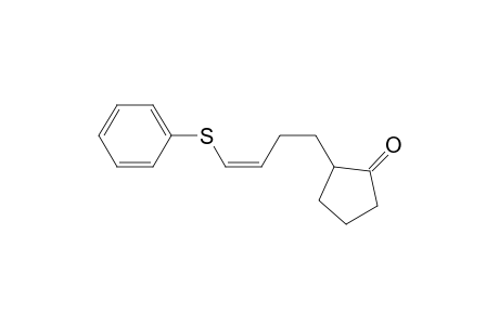 2-[(3Z)-4-(phenylsulfanyl)-3-butenyl]cyclopentanone