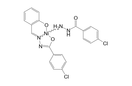 p-chloro-alpha-(salicylideneazino)benzyl alcohol, nickel derivative, cmpd with p-chlorobenzoic acid, hydrazide