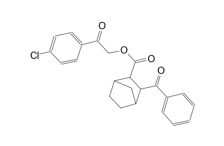 bicyclo[2.2.1]heptane-2-carboxylic acid, 3-benzoyl-, 2-(4-chlorophenyl)-2-oxoethyl ester
