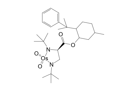 (5R)-trans-1,3-Bis(tert-butyl)-2,2-dioxo-5-[(-)-(8-phenylmenthyloxycarbonyl]-2-osama(VI)imidazolidine
