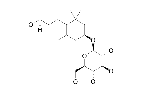 1R-4-(3R-3-HYDROXYBUTYL)-3,5,5-TRIMETHYLCYCLOHEX-3-ENYL-BETA-D-GLUCOPYRANOSIDE