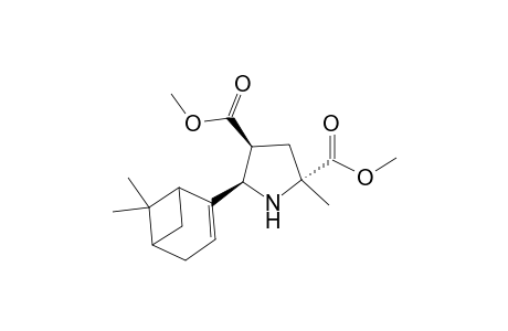 (2R,4S,5R)-5-(6,6-dimethyl-4-bicyclo[3.1.1]hept-3-enyl)-2-methyl-pyrrolidine-2,4-dicarboxylic acid dimethyl ester