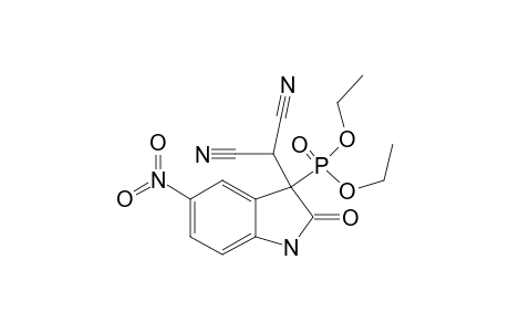 DIETHYL-3-(DICYANOMETHYL)-5-NITRO-2-OXOINDOLIN-3-YLPHOSPHONATE