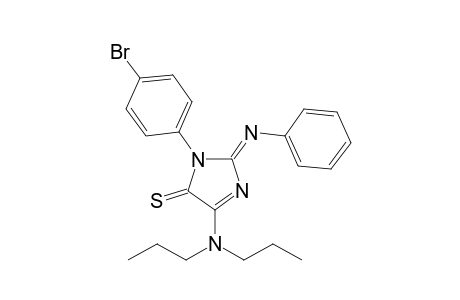 1-(4-Bromophenyl)-4-(di-n-propylamino)-2-(phenylimino)-3-imidazoline-5-thione