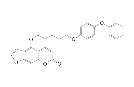 4-[5-(4-Phenoxyphenoxy)pentoxy]-7H-furo[3,2-g][1]benzopyran-7-one