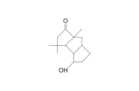 8b,11,11-Trimethyl-9-oxo-cis, anti,cis-tricyclo(6.3.0.0/2,6/)undecan-3b-ol