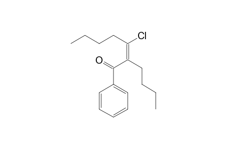 (E)-2-Butyl-3-chloro-1-phenylhept-2-en-1-one