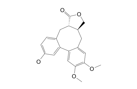 (+)-10-Hydroxy-6,7-dimethoxy-3a,4,13,13a-tetrahydro-1H,3H-dibenzo[4,5:6,7]cycloocta[1,2-c]furan-1-one