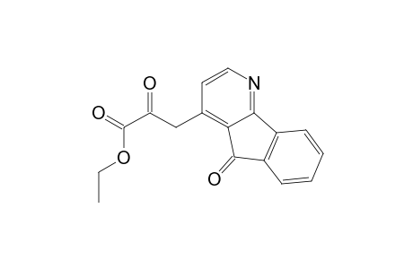 5H-Indeno[1,2-b]pyridine-4-propanoic acid, .alpha.,5-dioxo-, ethyl ester