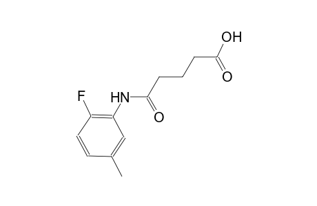 5-(2-fluoro-5-methylanilino)-5-oxopentanoic acid