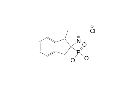 (2-amino-1-methyl-1,3-dihydroinden-2-yl)phosphonic acid hydrochloride