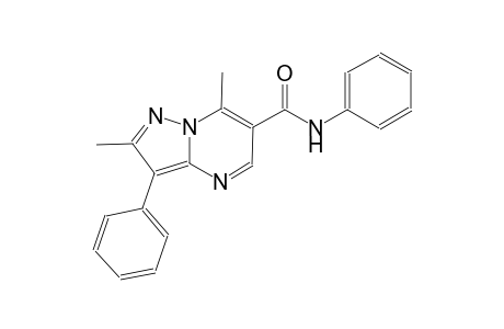 2,7-dimethyl-N,3-diphenylpyrazolo[1,5-a]pyrimidine-6-carboxamide