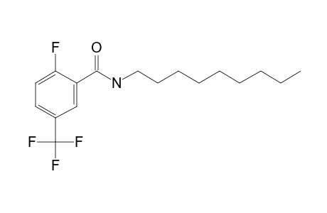 Benzamide, 2-fluoro-5-trifluoromethyl-N-nonyl-