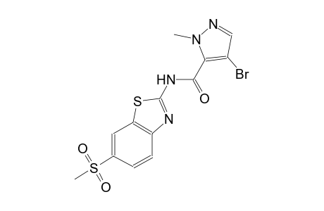 4-bromo-1-methyl-N-[6-(methylsulfonyl)-1,3-benzothiazol-2-yl]-1H-pyrazole-5-carboxamide