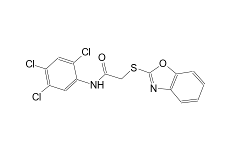 2-(1,3-benzoxazol-2-ylsulfanyl)-N-(2,4,5-trichlorophenyl)acetamide