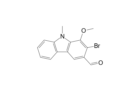 2-Bromanyl-1-methoxy-9-methyl-carbazole-3-carbaldehyde