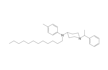 N-dodecyl-N-4-methylphenyl-1-(1-phenylethyl)piperidin-4-amine