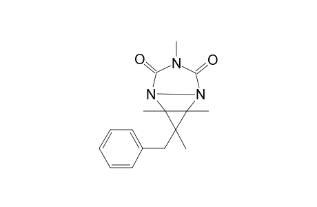 syn-1,4,7,8-Tetramethyl-8-(phenylmethyl)-2,4,6-trizatricyclo[5.1.1.0(2,6)]octane-3,5-dione