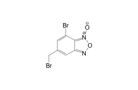 4-Bromanyl-6-(bromomethyl)-3-oxidanidyl-2,1,3-benzoxadiazol-3-ium