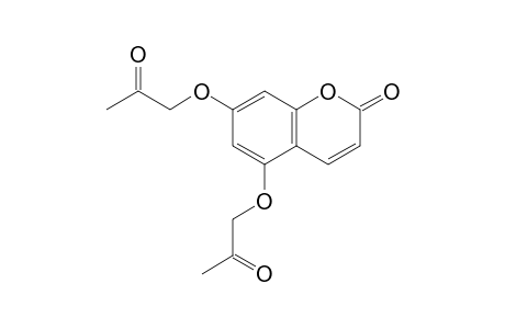 5,7-bis(2-oxidanylidenepropoxy)chromen-2-one