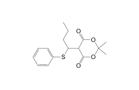 1,3-Dioxane-4,6-dione, 2,2-dimethyl-5-[1-(phenylthio)butyl]-