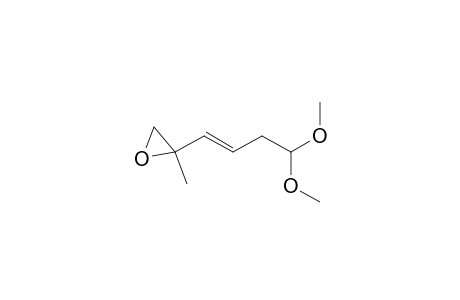 Oxirane, 2-(4,4-dimethoxy-1-butenyl)-2-methyl-, (E)-