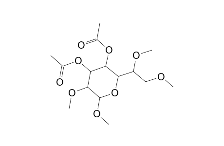 Methyl 3,4-di-O-acetyl-2,6,7-tri-O-methylheptopyranoside