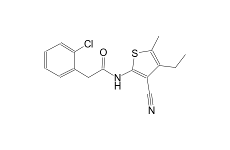 2-(2-chlorophenyl)-N-(3-cyano-4-ethyl-5-methyl-2-thienyl)acetamide