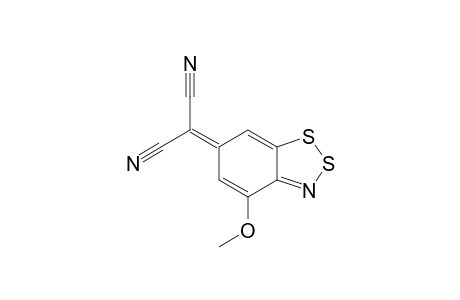 2-(4-Methoxy-1,2,3-benzodithiazol-6-ylidene)malononitrile