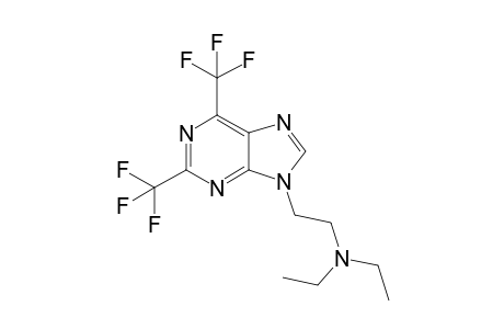 2-(2,6-Bis(trifluoromethyl)-9H-purin-9-yl)-N,N-diethylethanamine