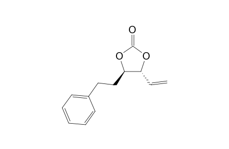 4,5-trans-4-(2-Phenylethyl)-5-ethenyl-1,3-dioxolan-2-one