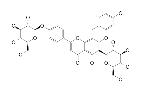 8-C-PARA-HYDROXYBENZOYLISOVITEXIN-4'-O-BETA-D-GLUCOPYRANOSIDE