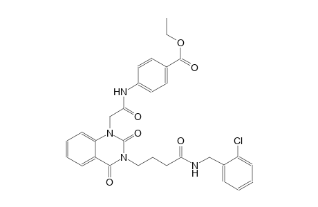 ethyl 4-{[(3-{4-[(2-chlorobenzyl)amino]-4-oxobutyl}-2,4-dioxo-3,4-dihydro-1(2H)-quinazolinyl)acetyl]amino}benzoate