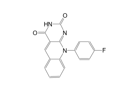 pyrimido[4,5-b]quinoline-2,4(3H,10H)-dione, 10-(4-fluorophenyl)-