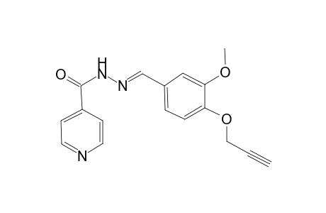 N'-((E)-[3-Methoxy-4-(2-propynyloxy)phenyl]methylidene)isonicotinohydrazide