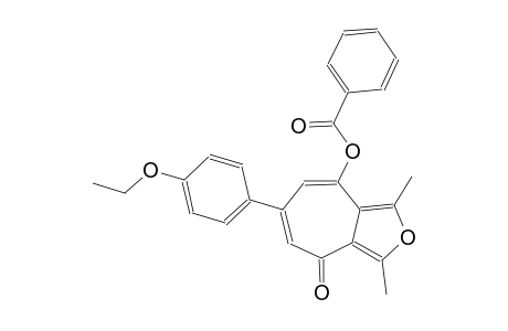 6-(4-ethoxyphenyl)-1,3-dimethyl-4-oxo-4H-cyclohepta[c]furan-8-yl benzoate