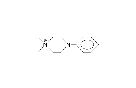 1,1-Dimethyl-4-phenyl-piperazinium cation