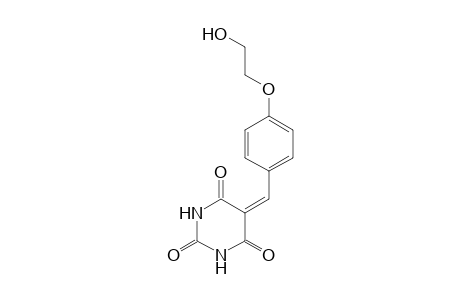 5-(4-(2-Hydroxyethoxy)benzylidene)pyrimidine-2,4,6(1H,3H,5H)-trione