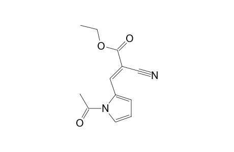Ethyl 3-(1-acetylpyrrol-2-yl)-2-cyanopropenoate