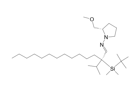 S,R-(-)-1-{ [ 2'-(t-Butyldimethylsilyl)-2'-isopropyltetradecyliden]amino}-2-(methoxymethyl)pyrrolidine