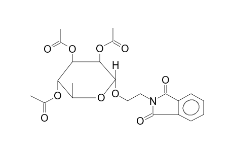 2-PHTHALIMIDOETHYL 2,3,4-TRI-O-ACETYL-ALPHA-L-RHAMNOPYRANOSIDE