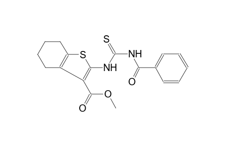 benzo[b]thiophene-3-carboxylic acid, 2-[[(benzoylamino)carbonothioyl]amino]-4,5,6,7-tetrahydro-, methyl ester